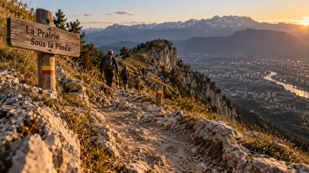 La pinéa randonnée : panorama alpin depuis la crête