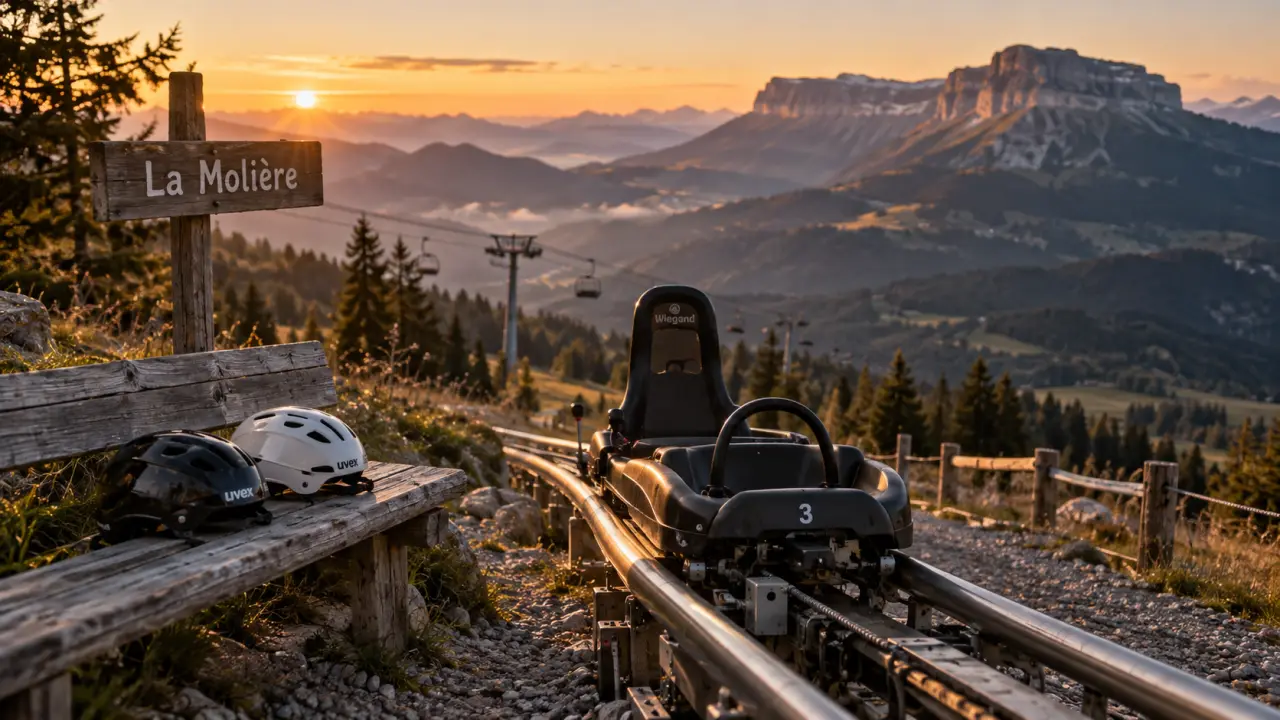 Que faire à Autrans ce week-end : speed luge à La Molière, casques sur banc